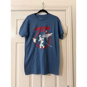 linkin park hybrid theory band tee shirt blue unisex size medium
